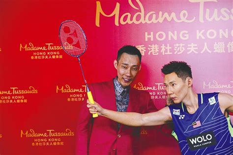 Lee Chong Wei Unveils Wax Figure