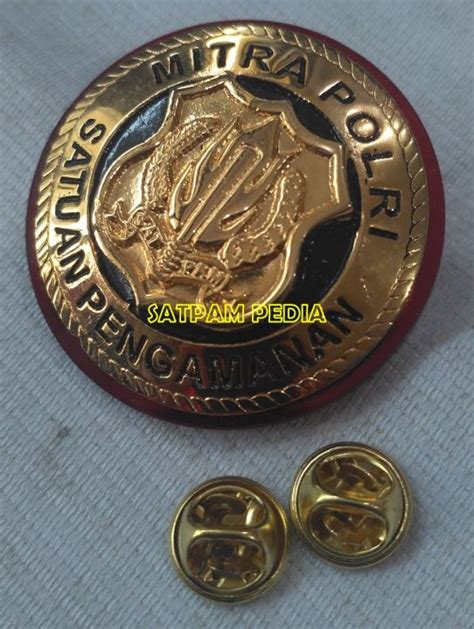 Pin Satpam Mitra Polri Mika Wing Satpam Mitra Polri Mika Lazada