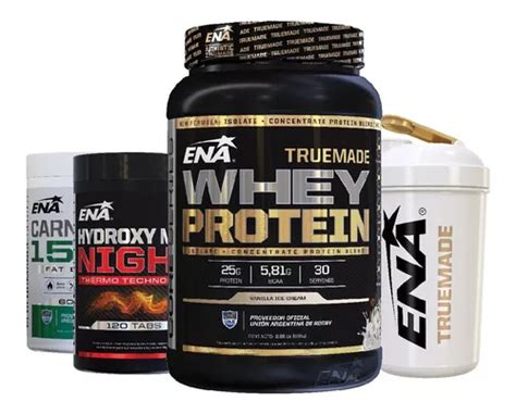 Combo Ena Definicion Muscular Quemador Proteina Shaker P