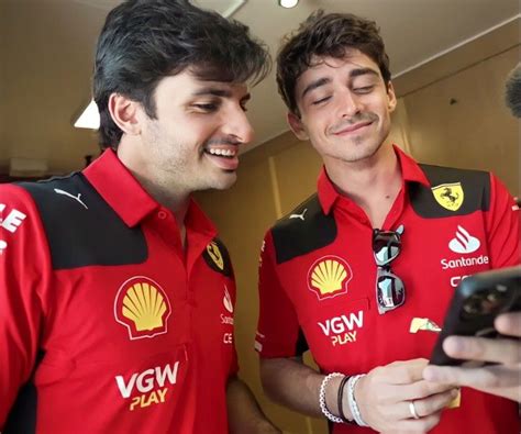 Charles Leclerc And Carlos Sainz Pray For Love Just Pray Milk