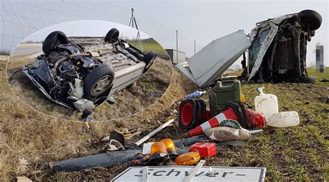 Mehrfach Berschlagen Schwerer Unfall Auf Der A Bei Ronneburg