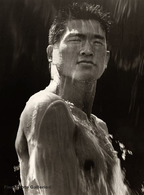 Herb Ritts Wet Male Nude Kazu Miura Japan Soccer Football Photo