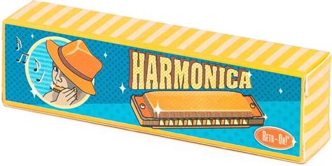 Invento Mondharmonica Retr Oh Speelgoedinstrument Zwart Bol