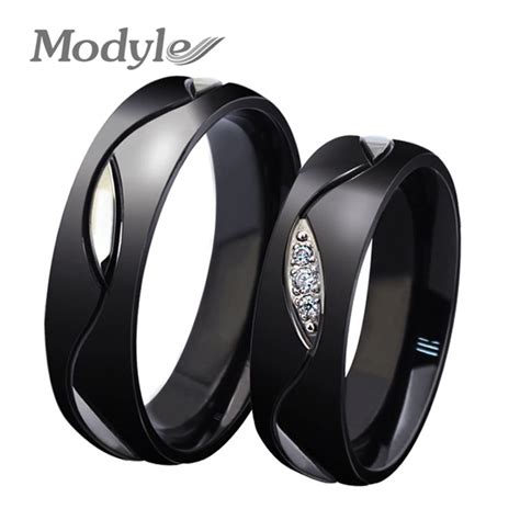 Modyle Anillos De Acero Inoxidable Para Hombre Y Mujer Sortija De Boda