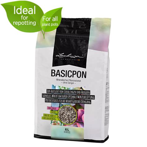 Lechuza Basicpon Peat Free Houseplant Potting Mix For Indoor Plants