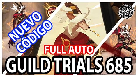 Guild Trials Crassio 685 FULL AUTO Pruebas De Gremio AFK Arena YouTube