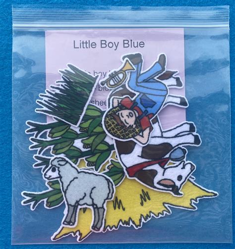 Little Boy Blue Nursery Rhyme Felt Flannel Board Set Etsy