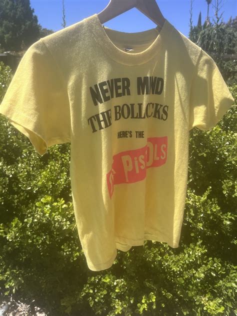 Vintage Early S ScreenStars Sex Pistols Yellow T Sh Gem