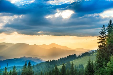 4K, Ukraine, Mountains, Forests, Carpathians, Zakarpattia, HD Wallpaper | Rare Gallery