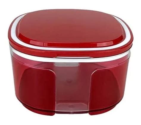 Tupperware Pote Visual Policarbonato Vermelho Ml Mercadolivre