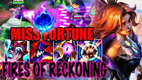 Wild Rift Miss Fortune Adc Gameplay Fires Of Reckoning Miss Fortune