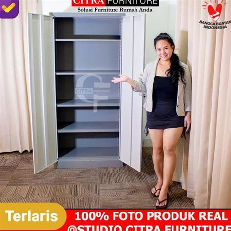 Jual Lemari Arsip Besi Pintu Swing Besi Lemari File Kantor Pintu Ayun