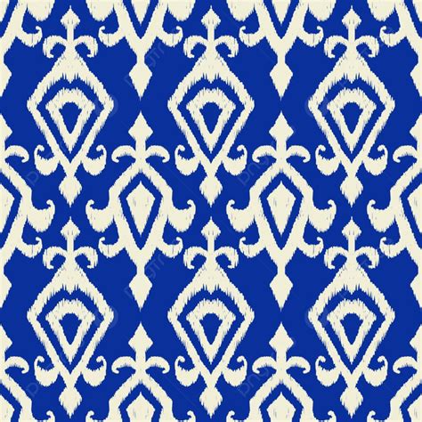 Ikat Geometric Folklore Pattern Background Folklore Background