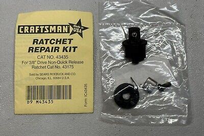 Craftsman Ratchet Repair Kit 43435 3 8 Drive Fit Non Quick Release