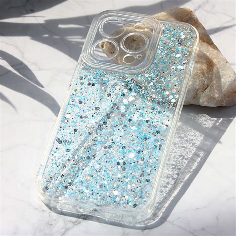 Maska Futrola Glitter Za IPhone 15 Pro 6 1 Plava Mob Shop