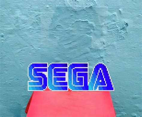 Sega Logo Pixel Grande Decorativo Para Parede Elo7