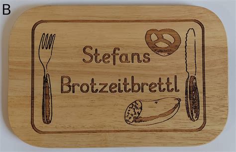 Personalisiertes Brotzeitbrett Etsy De