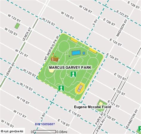 HarlemOnline.com - Marcus Garvey Park Map