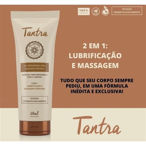 Gel Profissional Para Massagem Tântrica Yoni E Lingam Tantra Shopee