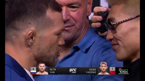 Petr Yan And Song Yadong Face Off Youtube