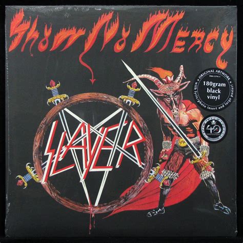 Пластинка Slayer Show No Mercy Poster 2021 Ssss арт 314142