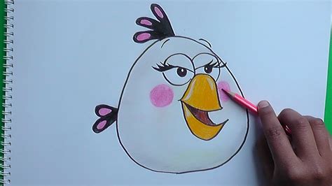 C Mo Dibujar A Matilda Pajaro Blanco Angry Birds How To Draw