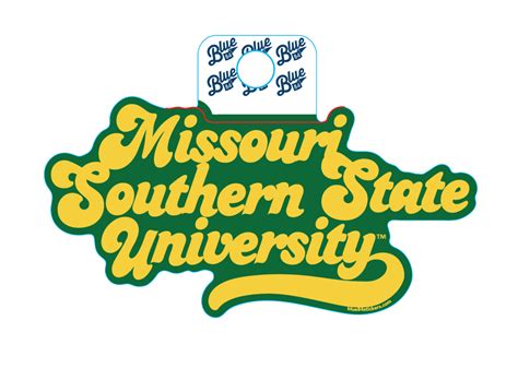Missouri Southern State University Huffed Font Sticker Missouri