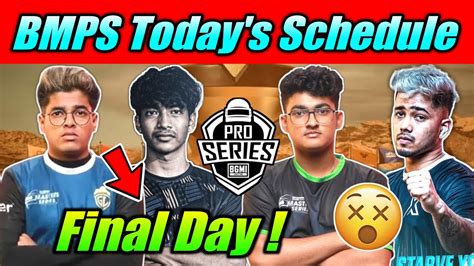 Bmps Final Day Schedule 😮 Soul Godl Matches 🔥 Youtube