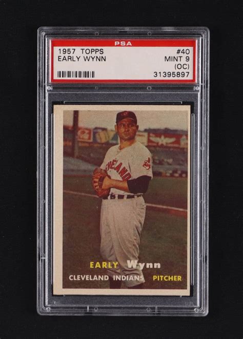 Early Wynn Topps Psa Oc Pristine Auction