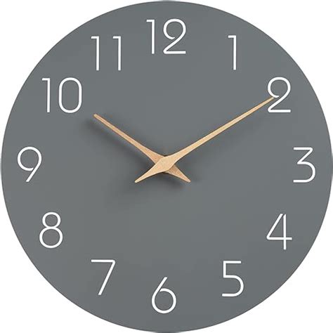 Mosewa Wall Clock Silent Non Ticking Decorative For Kitchen