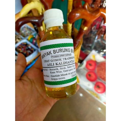 Jual Minyak Burung Bubut Obat Gosok Tradisional Kalimantan Shopee Indonesia