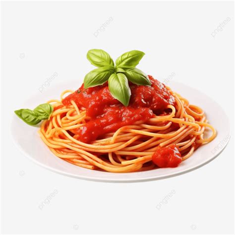 Spaghetti Italian Pasta With Tomato Sauce Spaghetti Pasta Tomato PNG