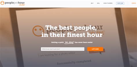 People Per Hour Is Another Popular Website To Find Freelancer Jobs