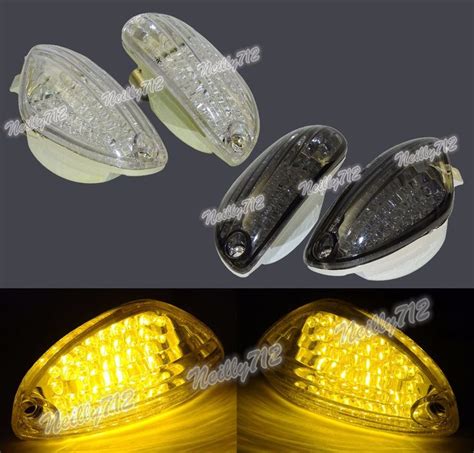 Motorcycle E MARK Front Turn Signals Blinker LED Light For 2011 2012