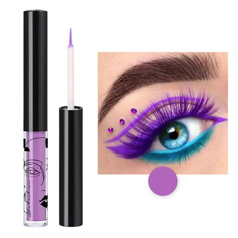 Jabuuo Liquid Eyeliner Pearlescent Color Liquid Eyeliner Waterproof Long Wear Gel Eyeliner