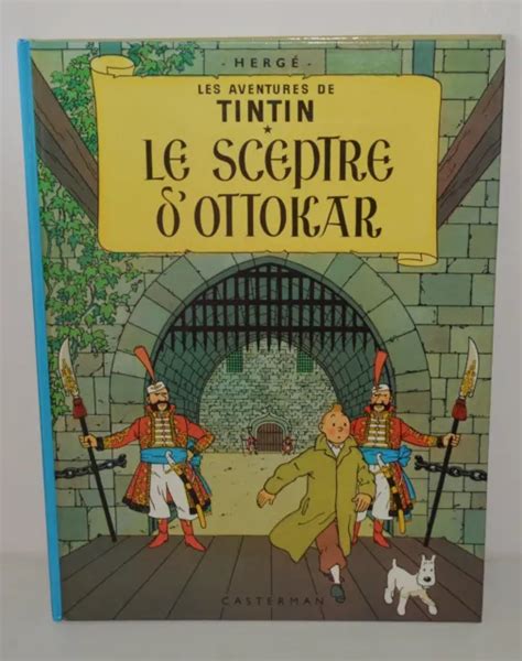 Ancienne Bd Album Tintin Le Sceptre D Ottokar Casterman Herge Vintage