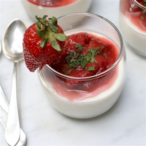 Strawberry Rhubarb Panna Cotta Something New For Dinner