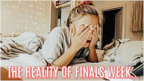 The Reality Of Finals Week In College YouTube