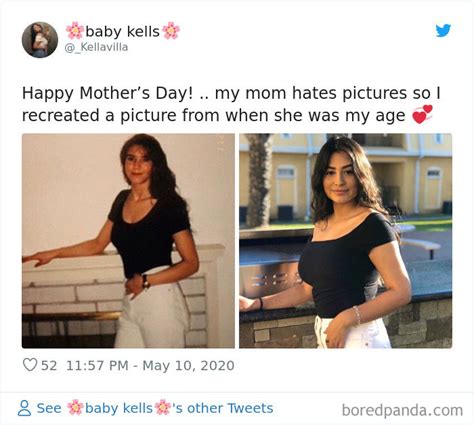 29 Daughters Recreate Their Moms Looks To Celebrate Mothers Day