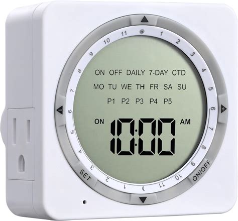 Dewenwils Digital Timers For Electrical Outlets Daily7