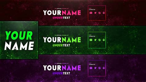 Free Gfx Pack [logo Banner Template Psd] Youtube