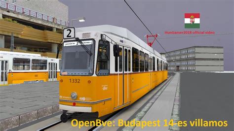 OpenBve Budapest 14 Es Villamos YouTube