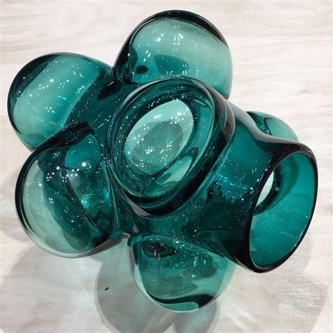 Cumulo Jade Barrel Vase Hand Blown Glass Made To Order For Sale At 1stdibs