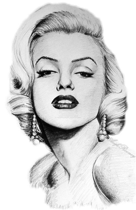 How To Draw Marilyn Monroe Step By Step Drawing Guide By Dawn Artofit