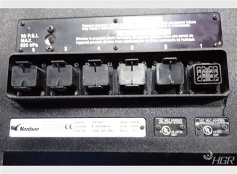 Used Nordson Hot Glue Melt HGR