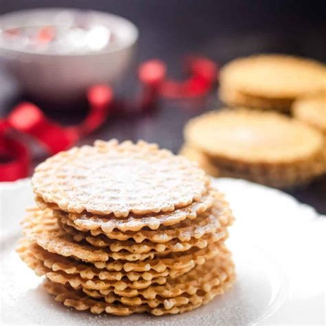 Easy Anise Pizzelle Recipe Traditional Italian Cookie Simple Italian