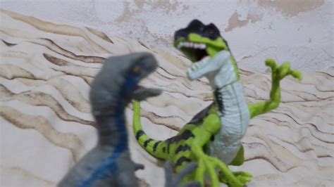 Velociraptor Blue Vs Deinonichus Stop Motion Dinosaurios Batalla