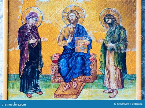 Jesus Christ Pantocrator In Hagia Sophia Stock Image Image Of