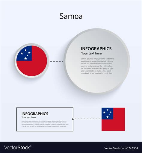 Samoa Country Set Of Banners Royalty Free Vector Image