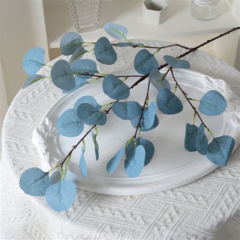 5 Fork Eucalyptus Apple Leaves Simulation Flower Home Wedding